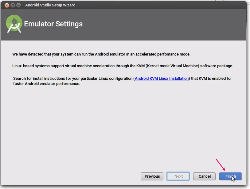 Verifikasi Pengaturan Android Studio