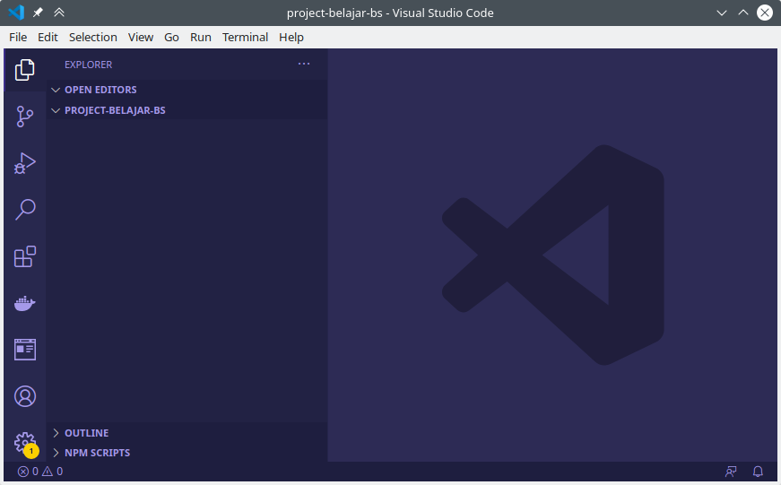 vscode project bs