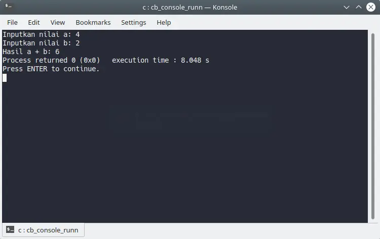 Output program operator