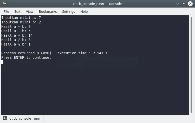 Output program operator