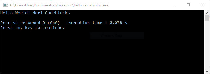 Membuat program C di Codeblocks