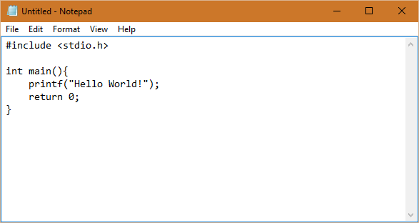 Membuat program c di windows