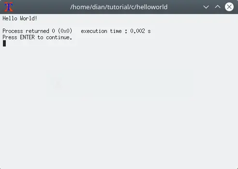 Membuat program c di Codeblocks