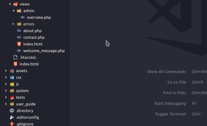 Membuat Folder Partials