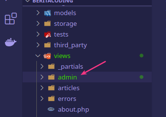 folder template admin