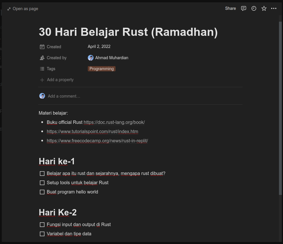notions belajar rust selama 30-hari