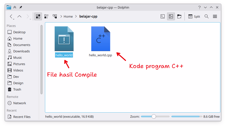 program C++ executable