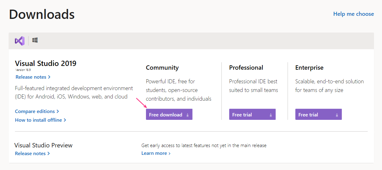 download visual studio