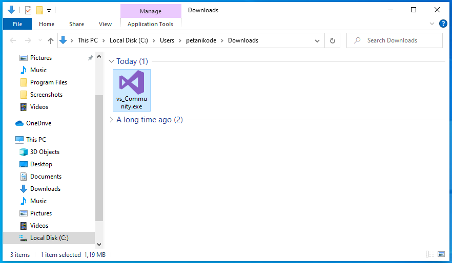 file installer visual studio