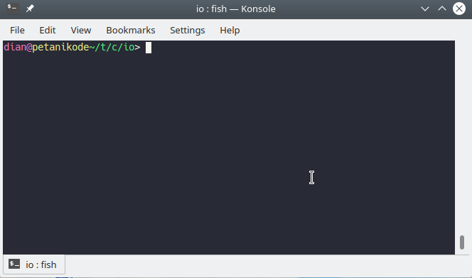 Program Input dan output pada C#