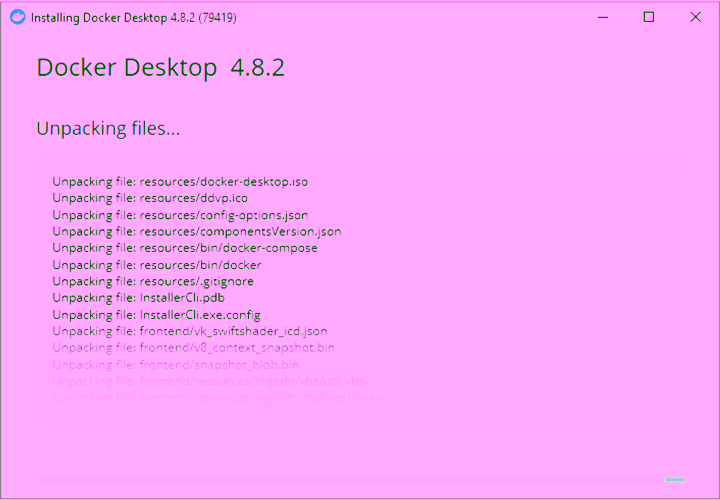 Proses instalasi doker