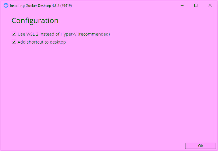konfigurasi Docker untuk WSL2