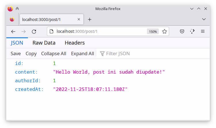 Coba buka dari browser