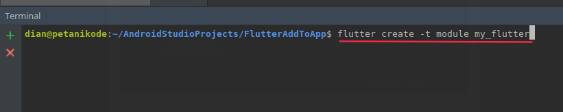 Membuat modul Flutter