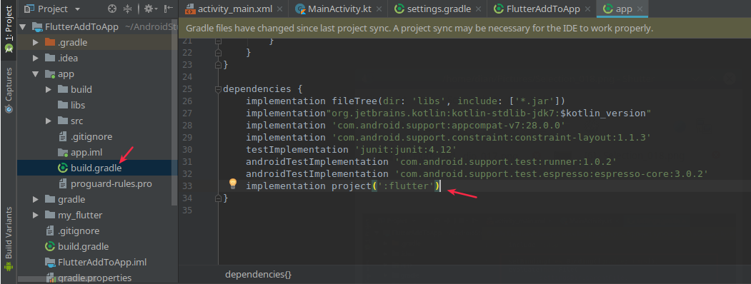 Implementation Flutter