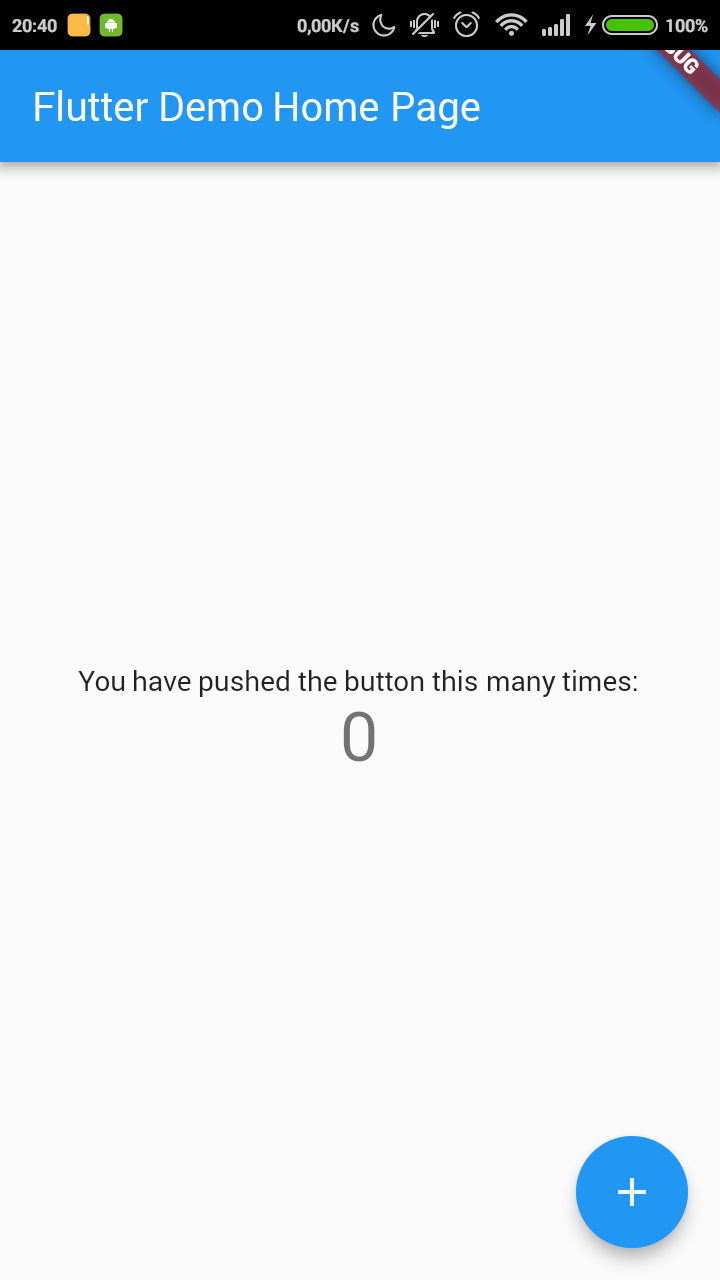 Aplikasi android yang dibuat dengan Flutter Aplikasi android yang dibuat dengan Flutter