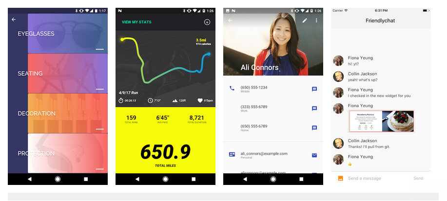 Sampel Aplikasi Mobile yang dibangun dengan Flutter Sampel Aplikasi Mobile yang dibangun dengan Flutter