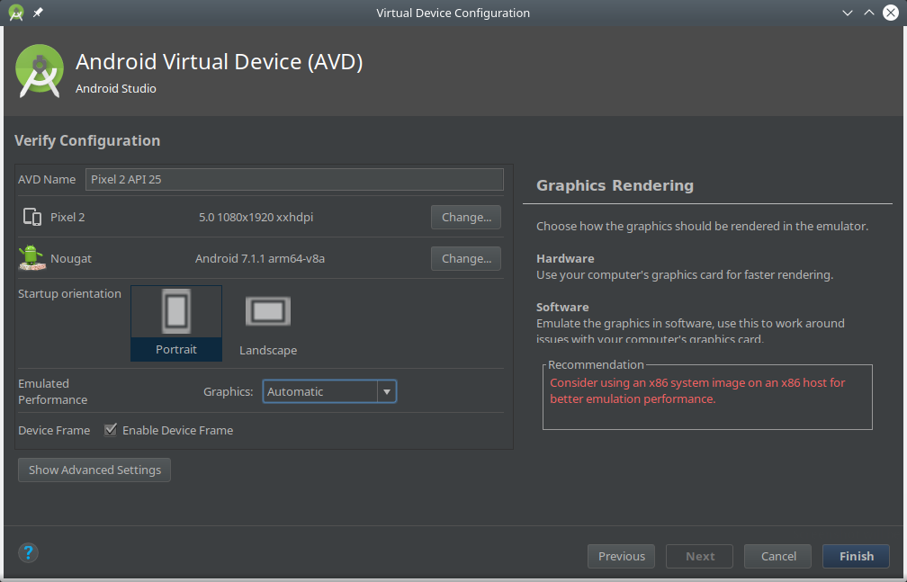 Membuat emulator baru