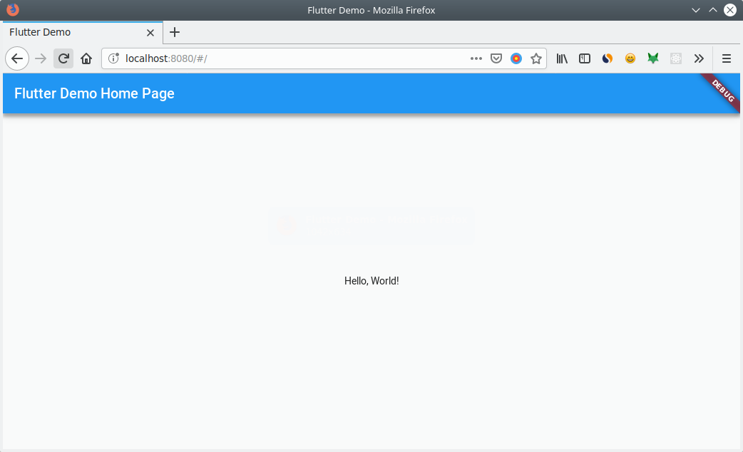Menjalankan server webdev