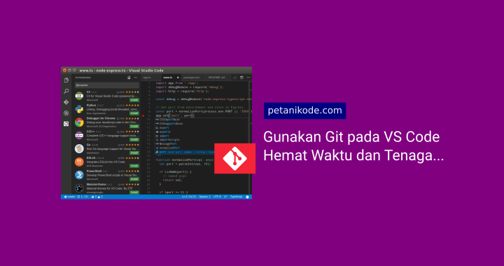 Menggunakan Git pada Visual Studio Code (Lebih praktis!)