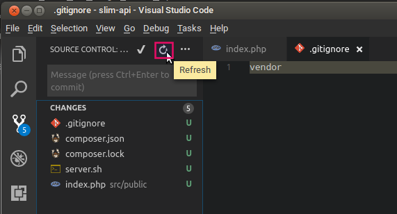 Refresh repository Git