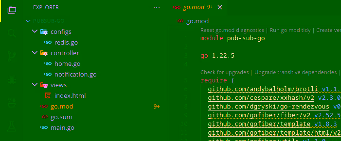 Struktur folder project