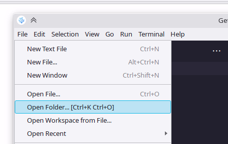 Open Folder VS Code