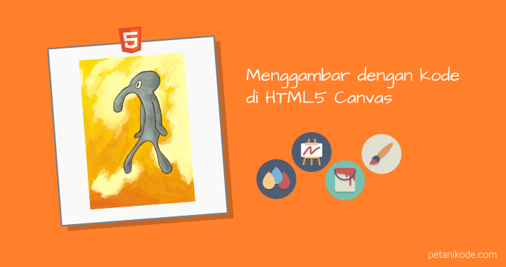 Menggambar Objek dengan Perulangan dan Fungsi Random di HTML5 Canvas