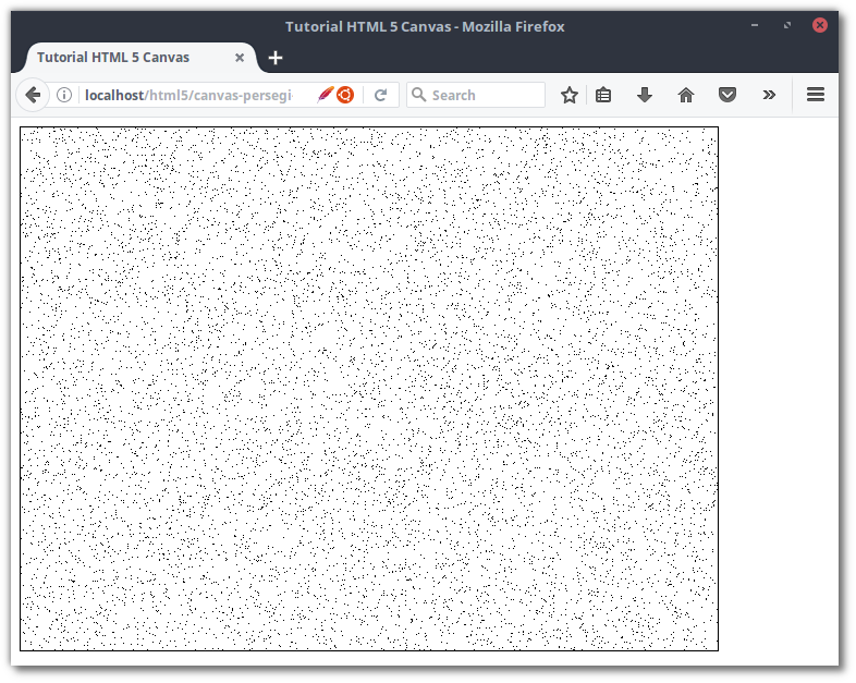 Hasil gambar titik dengan bilangan random