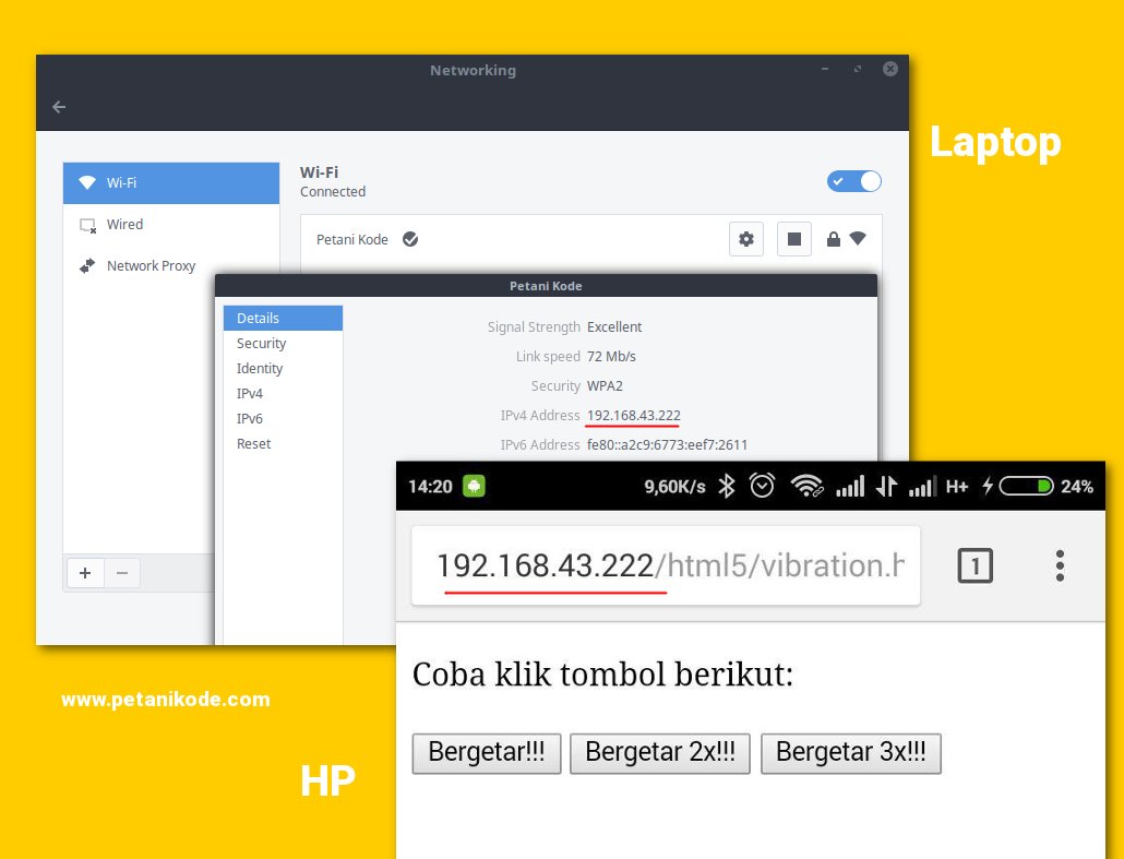 Percobaan Getaran di HP