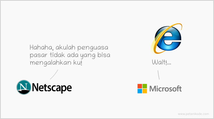 Perang web browser Netscape vs IE
