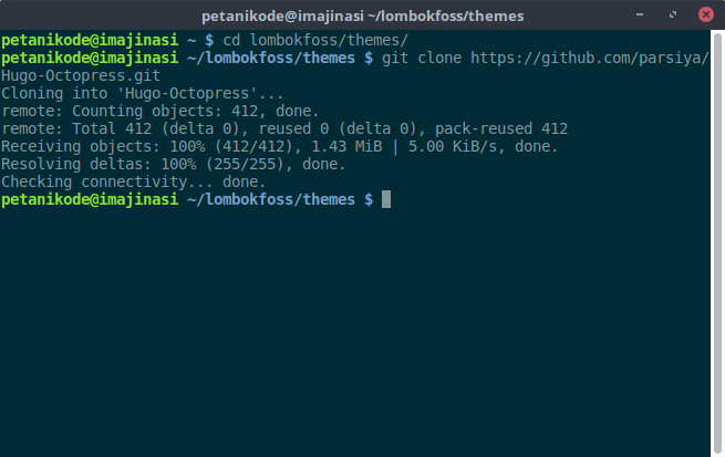 Clone Tema Octopress