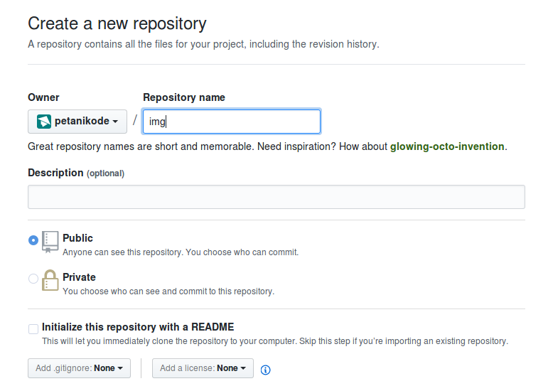 Pengaturan Github Pages