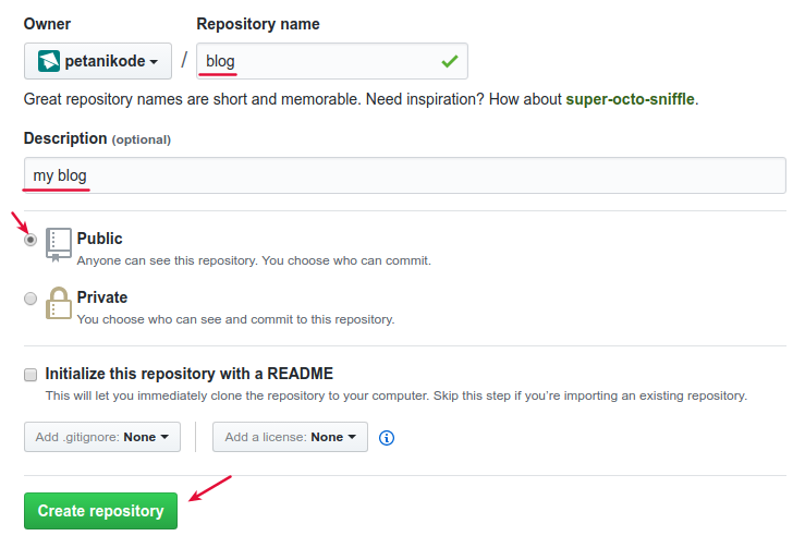 Membuat Repository di Github