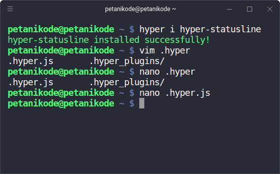 Hyper dengan font 18px