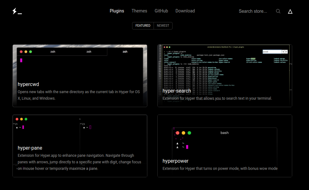 Plugin Hyper di Website Resmi