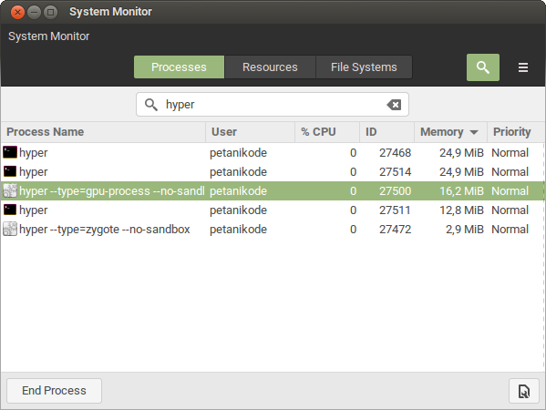 System Monitor Hyper