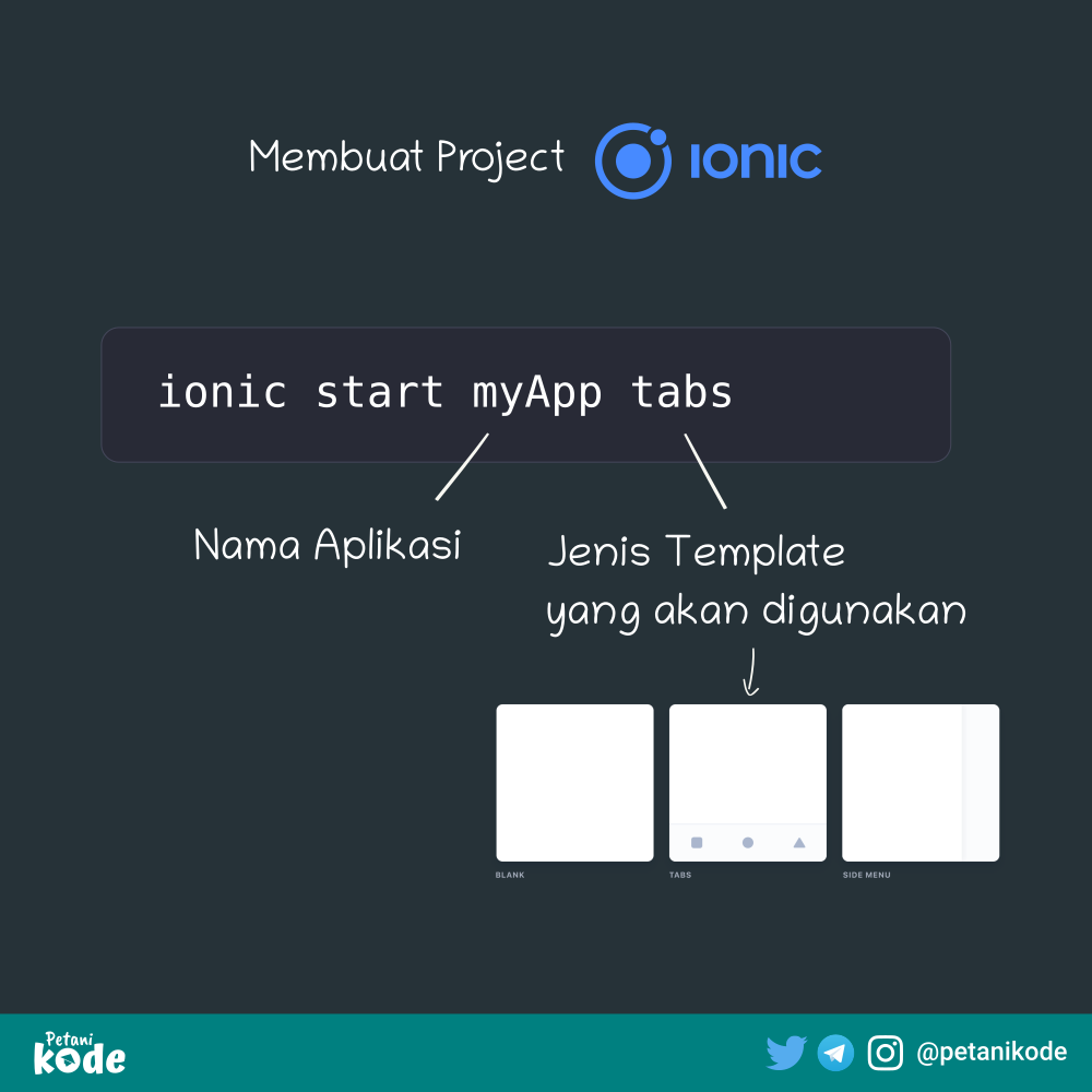 Membuat Project Ionic