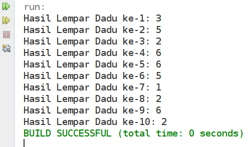 contoh program lempar dadu