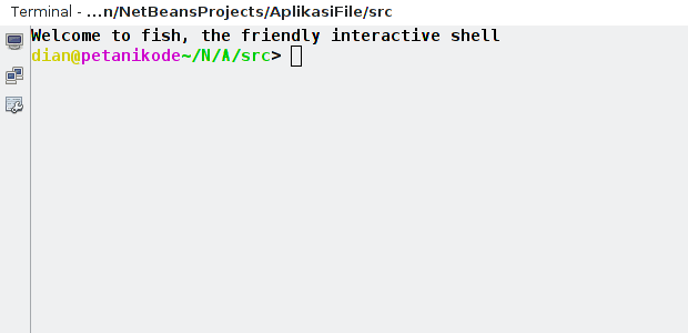 Compile Program Melalui Terminal dari Netbeans