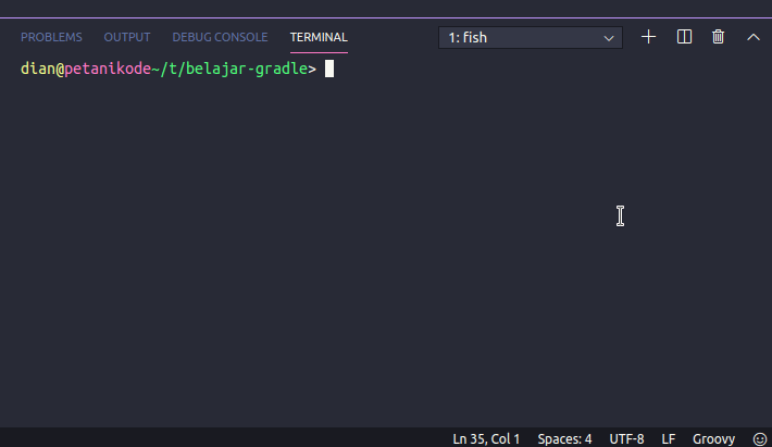 Build aplikasi dengan gradle