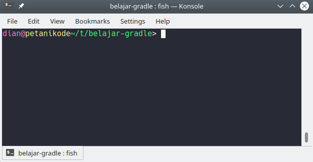 Membuat proyek Java dengan gradle