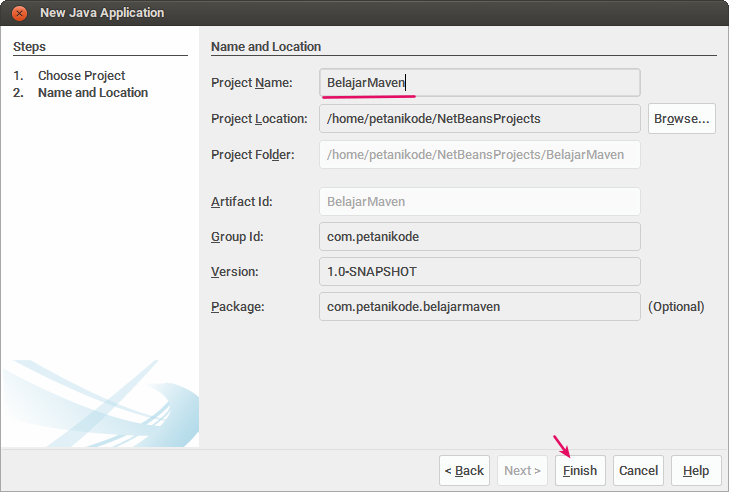 Membuat Project Maven di Netbeans
