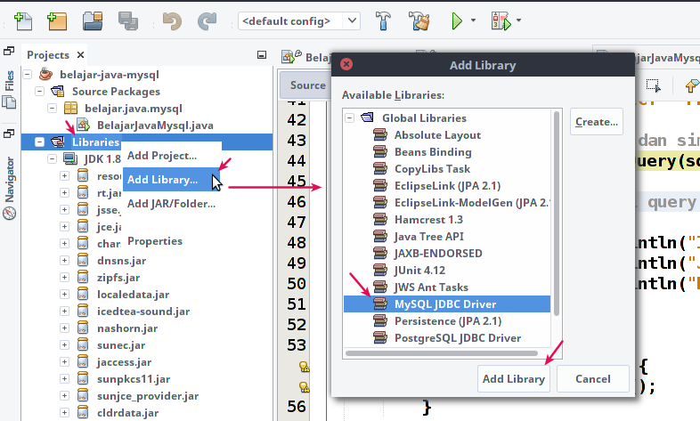Menambahkan Library di Proyek Java Netbeans