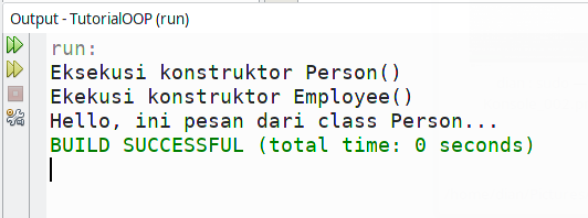 Memanggil method super