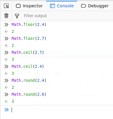 Pembulatan bilangan di javascript