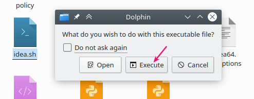 dolphin-execute-idea