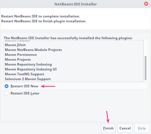 Instalasi Plugin Selesai