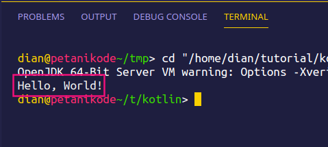 output program kotlin