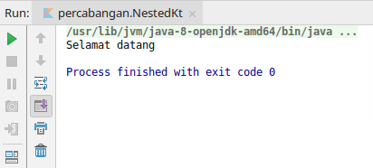 Percabangan bersarang pada kotlin